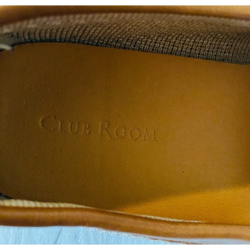 Club Room Bryce Men's Tan Beige Slip On Loafers Size 10.5 - Picture 6 of 10